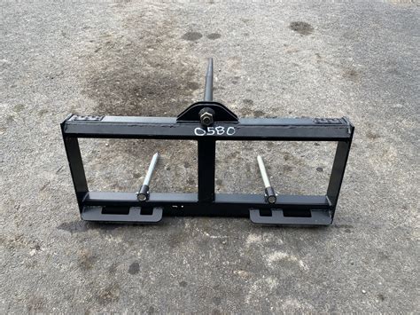 hay attachment for skid steer|quick attach hay spear attachments.